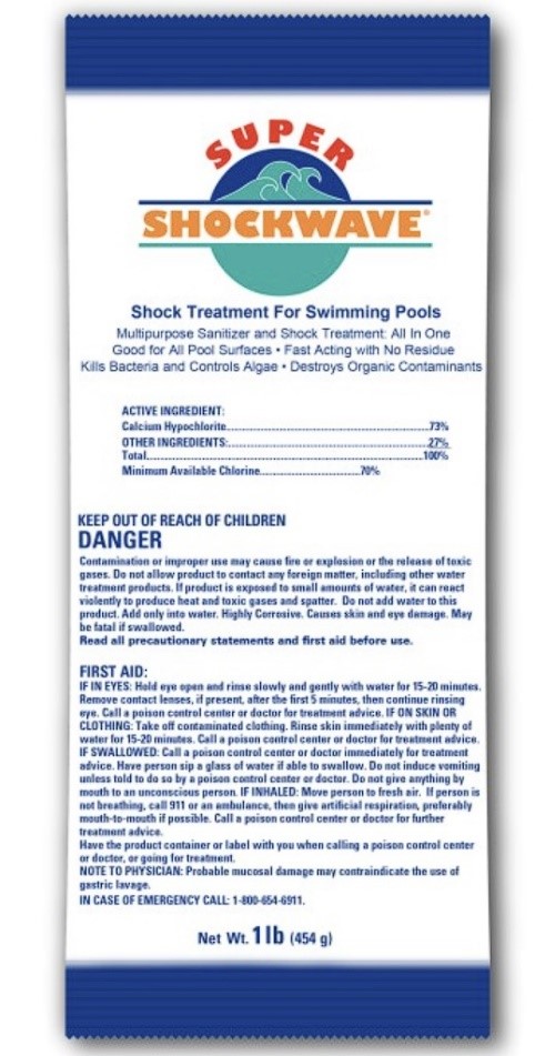 A back of the brochure for swimming pools.