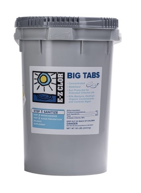 A bucket of big tabs is shown.