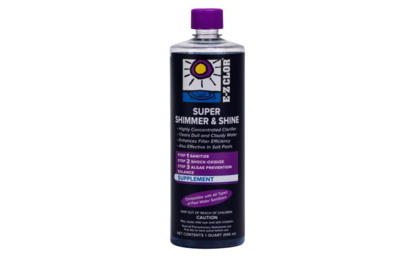 A bottle of super shimmer and shine