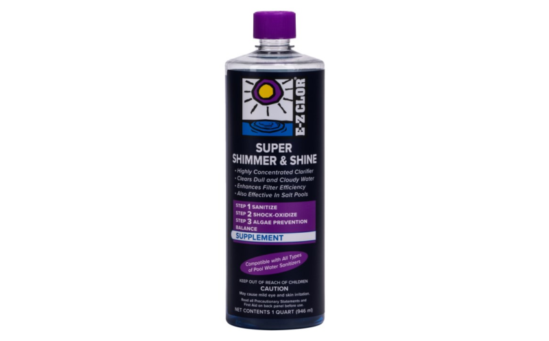 A bottle of super shimmer and shine